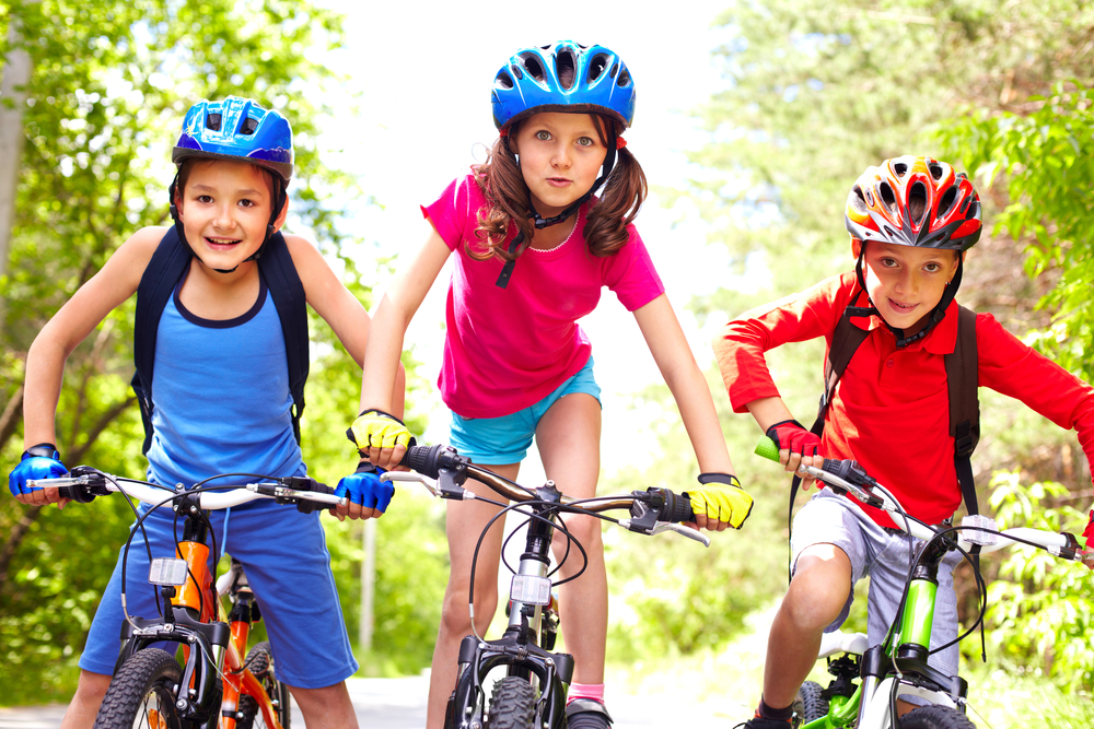 9 benefici della bicicletta per i bambini