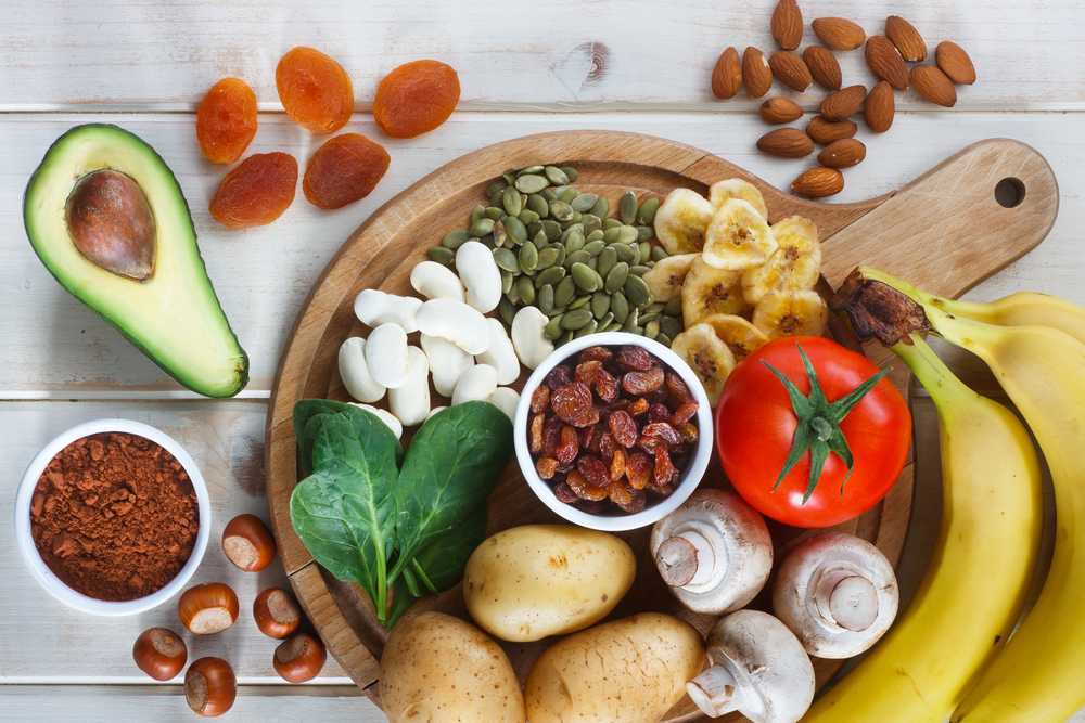 Alimenti ricchi di potassio: la tabella con 6 gruppi di cibi
