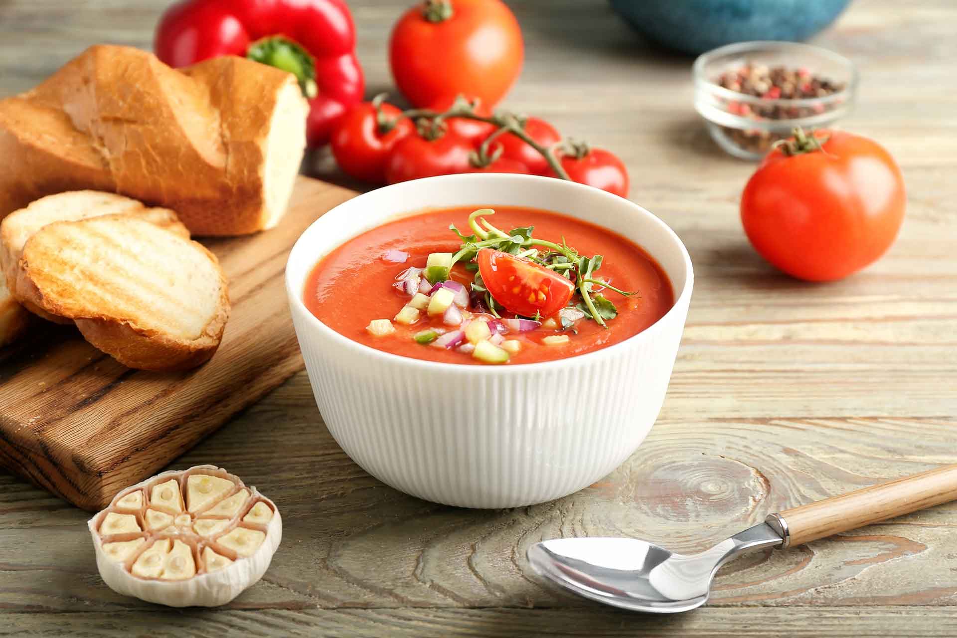 La ricetta del gazpacho con il Bimby