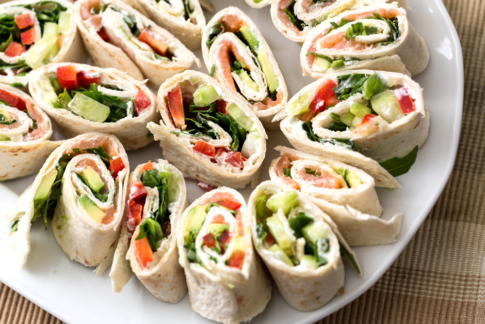 Come preparare un roll up con verdure e formaggio