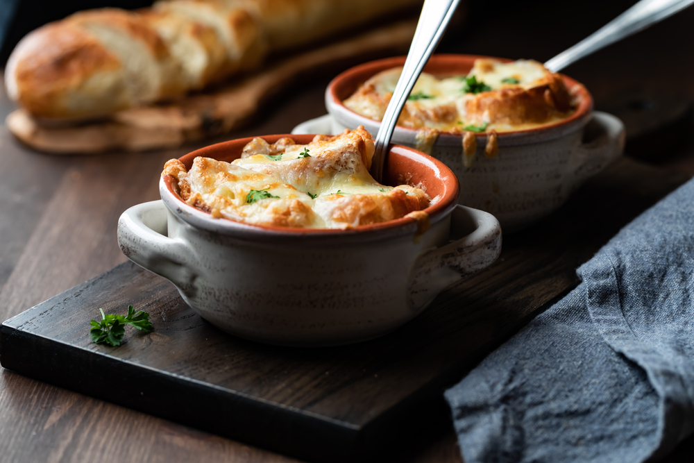 Zuppa di cipolle alla francese