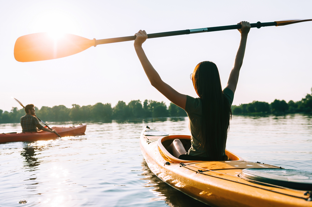 Come si rema in kayak