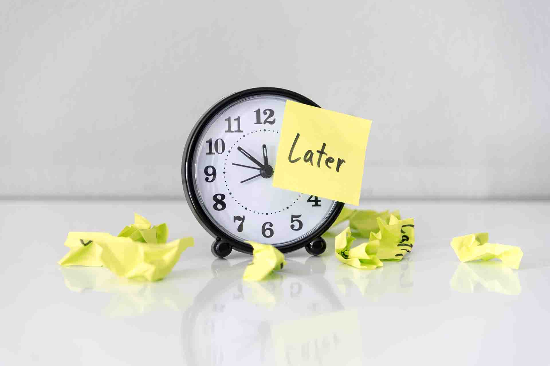 Perché tendo sempre a procrastinare?