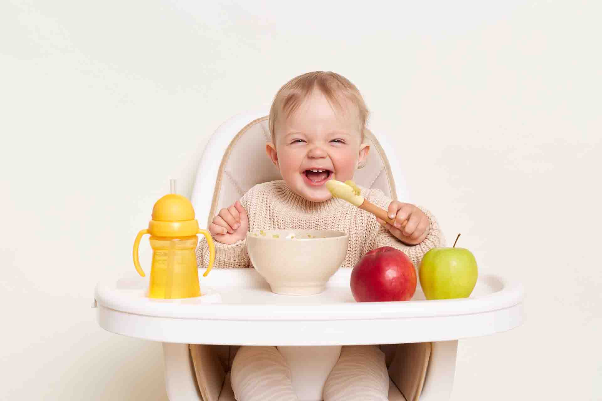 Accessori utili per la prima pappa del neonato
