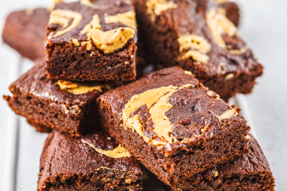 Brownies al burro di arachidi