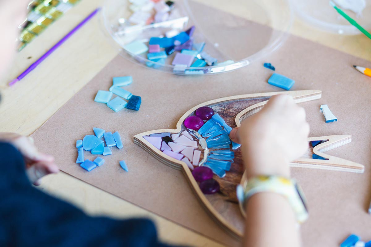 Come fare il mosaico con i bambini