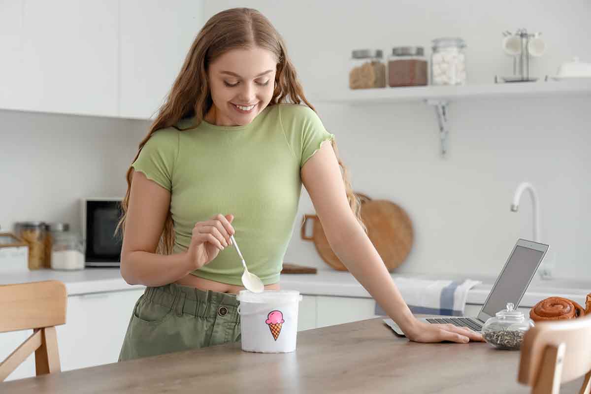 Sostituire il pranzo con un gelato fa bene alla salute?