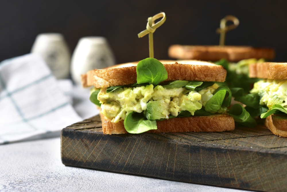 Panini all’avocado da portare in spiaggia