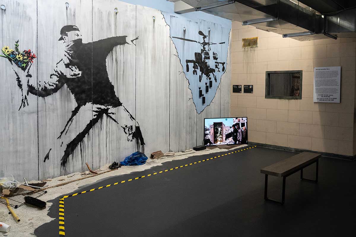 Dove andare per vedere le opere di street art di Banksy