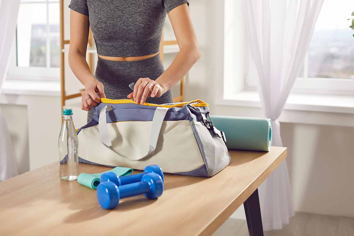 Come tenere in ordine la borsa della palestra